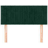 Vidaxl hoofdbord 100x5x78 88 cm fluweel donkergroen