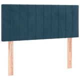 Vidaxl hoofdbord 100x5x78 88 cm fluweel donkerblauw