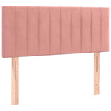 Vidaxl hoofdbord 100x5x78 88 cm fluweel roze