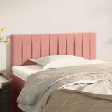 Vidaxl hoofdbord 100x5x78 88 cm fluweel roze