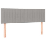 Vidaxl hoofdborden 2 st 72x5x78 88 cm stof lichtgrijs