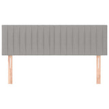 Vidaxl hoofdborden 2 st 72x5x78 88 cm stof lichtgrijs