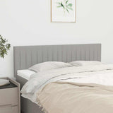 Vidaxl hoofdborden 2 st 72x5x78 88 cm stof lichtgrijs