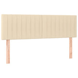 Vidaxl hoofdborden 2 st 72x5x78 88 cm stof crèmekleurig