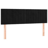 Vidaxl hoofdborden 2 st 72x5x78 88 cm fluweel zwart