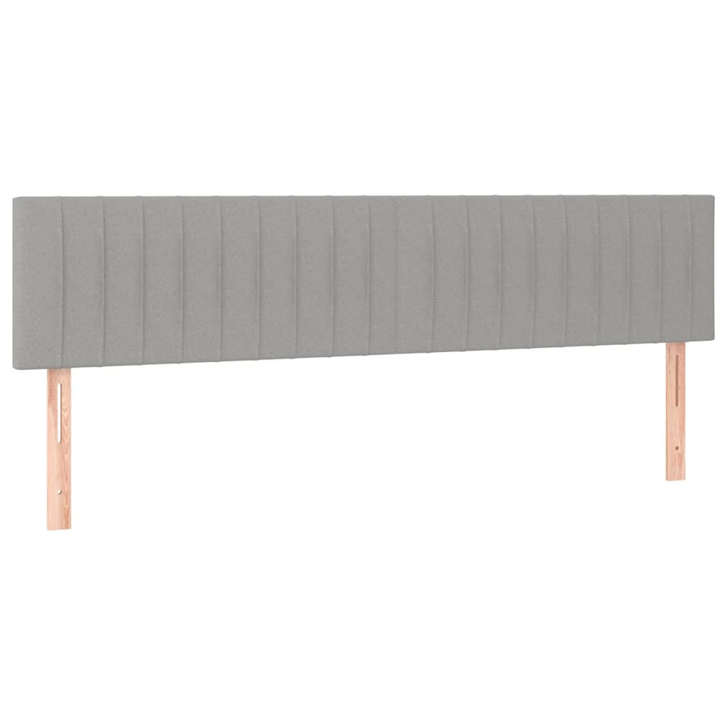 Vidaxl hoofdborden 2 st 90x5x78 88 cm stof lichtgrijs