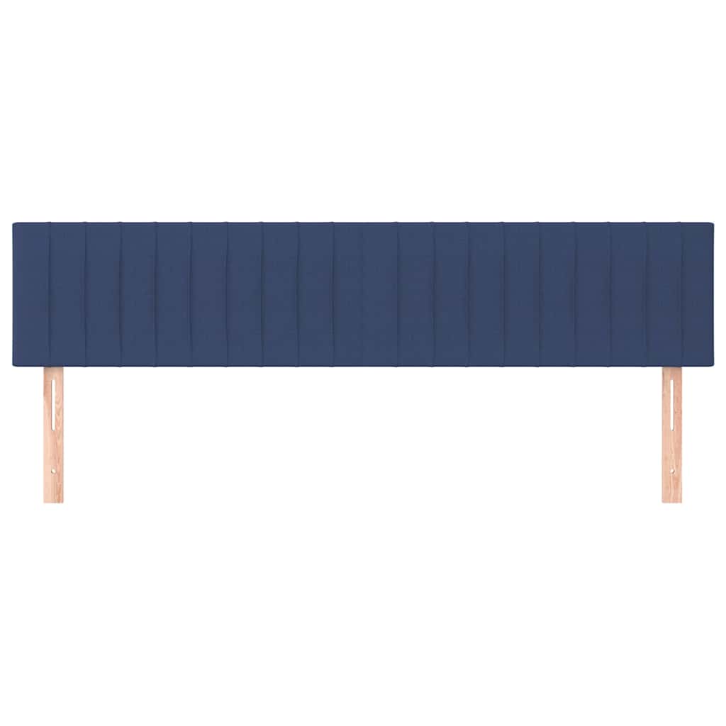 Vidaxl hoofdborden 2 st 90x5x78 88 cm stof blauw