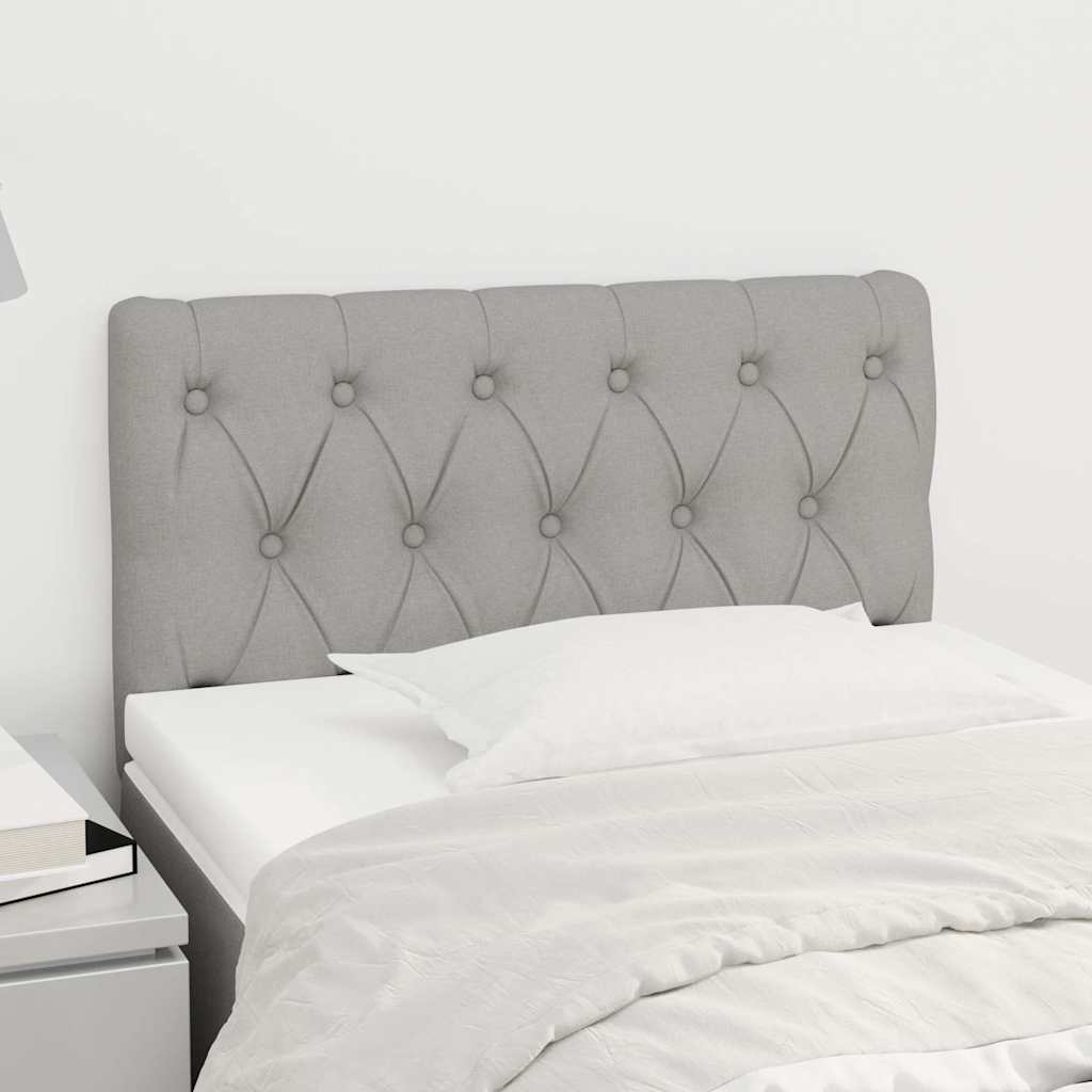 Vidaxl hoofdbord 80x7x78 88 cm stof lichtgrijs