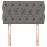 Vidaxl hoofdbord 80x7x78 88 cm stof donkergrijs