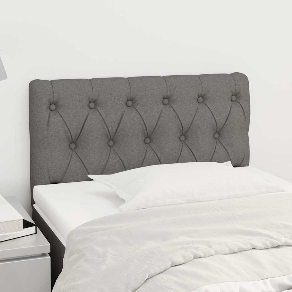 Vidaxl hoofdbord 80x7x78 88 cm stof donkergrijs