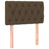 Vidaxl hoofdbord 80x7x78 88 cm stof donkerbruin