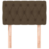 Vidaxl hoofdbord 80x7x78 88 cm stof donkerbruin