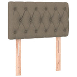 Vidaxl hoofdbord 80x7x78 88 cm stof taupe