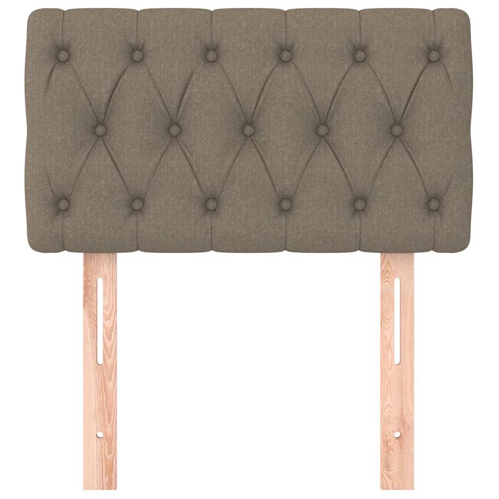 Vidaxl hoofdbord 80x7x78 88 cm stof taupe