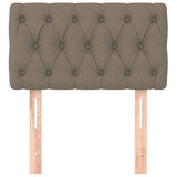 Vidaxl hoofdbord 80x7x78 88 cm stof taupe