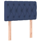 Vidaxl hoofdbord 80x7x78 88 cm stof blauw