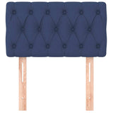 Vidaxl hoofdbord 80x7x78 88 cm stof blauw