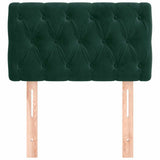 Vidaxl hoofdbord 80x7x78 88 cm fluweel donkergroen