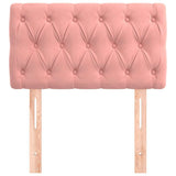 Vidaxl hoofdbord 80x7x78 88 cm fluweel roze