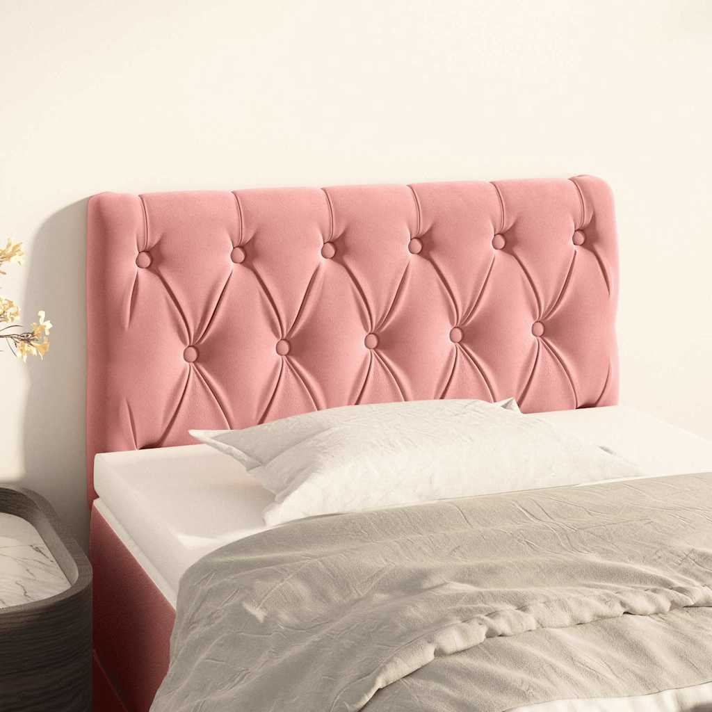 Vidaxl hoofdbord 80x7x78 88 cm fluweel roze