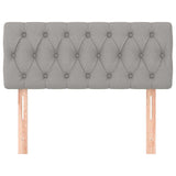 Vidaxl hoofdbord 90x7x78 88 cm stof lichtgrijs