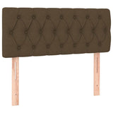 Vidaxl hoofdbord 90x7x78 88 cm stof donkerbruin
