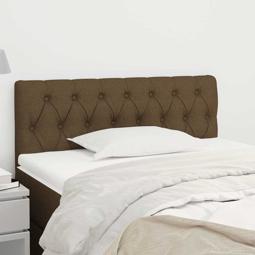 Vidaxl hoofdbord 90x7x78 88 cm stof donkerbruin