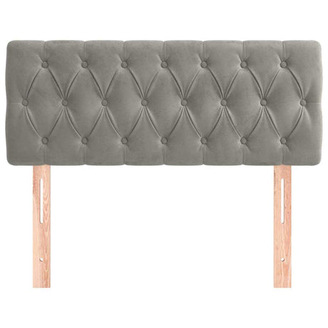 Vidaxl hoofdbord 90x7x78 88 cm fluweel lichtgrijs