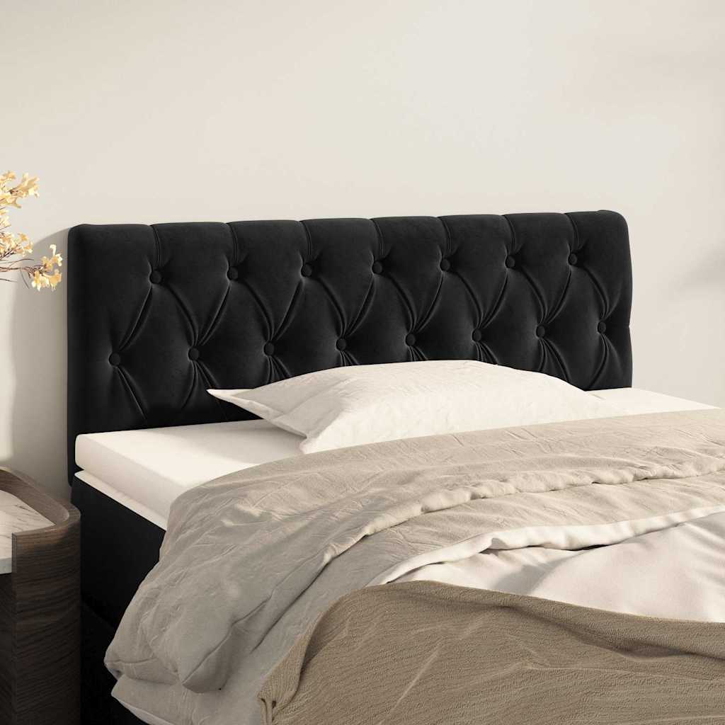 Vidaxl hoofdbord 90x7x78 88 cm fluweel zwart