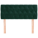 Vidaxl hoofdbord 90x7x78 88 cm fluweel donkergroen