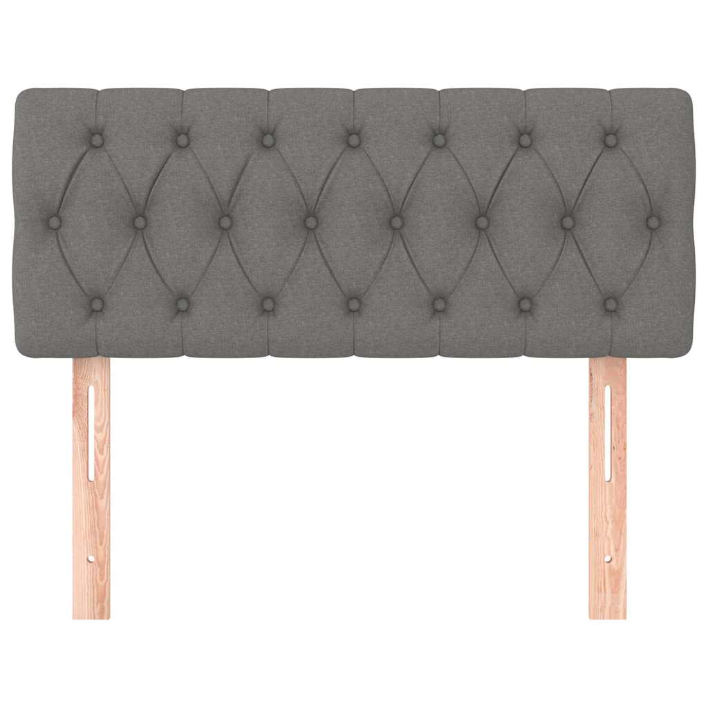 Vidaxl hoofdbord 100x7x78 88 cm stof donkergrijs