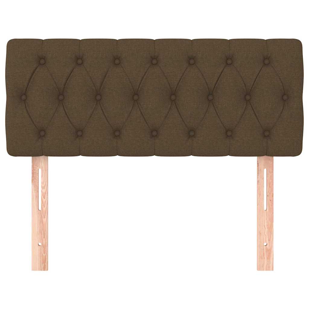 Vidaxl hoofdbord 100x7x78 88 cm stof donkerbruin