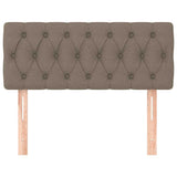 Vidaxl hoofdbord 100x7x78 88 cm stof taupe