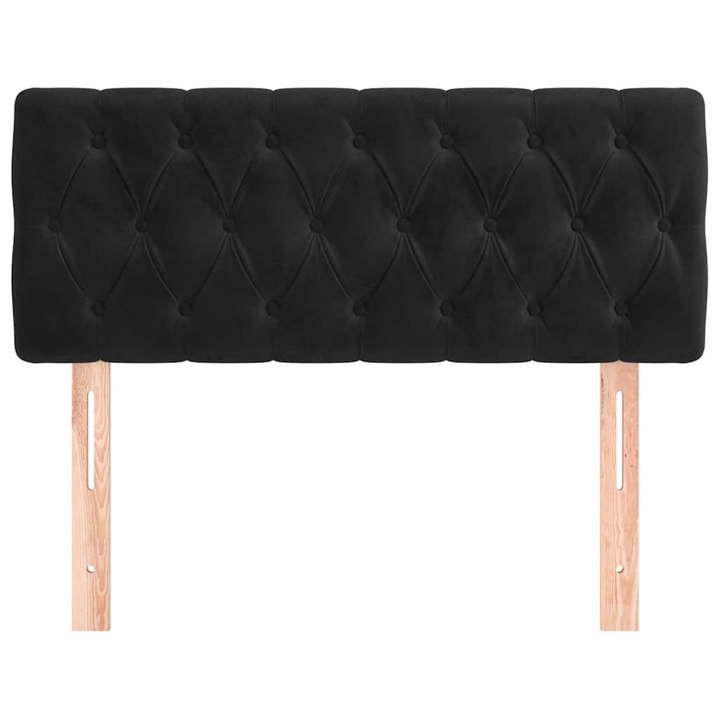 Vidaxl hoofdbord 100x7x78 88 cm fluweel zwart