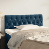 Vidaxl hoofdbord 100x7x78 88 cm fluweel donkerblauw