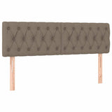 Vidaxl hoofdborden 2 st 80x7x78 88 cm stof taupe