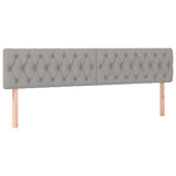 Vidaxl hoofdborden 2 st 90x7x78 88 cm stof lichtgrijs