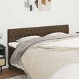 Vidaxl hoofdborden 180x7x78 88 cm stof donkerbruin
