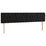 Vidaxl hoofdborden 2 st 90x7x78 88 cm fluweel zwart