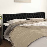 Vidaxl hoofdborden 2 st 90x7x78 88 cm fluweel zwart