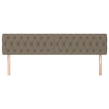 Vidaxl hoofdborden 2 st 100x7x78 88 cm stof taupe