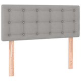 Vidaxl hoofdbord 80x5x78 88 cm stof lichtgrijs