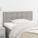 Vidaxl hoofdbord 80x5x78 88 cm stof lichtgrijs
