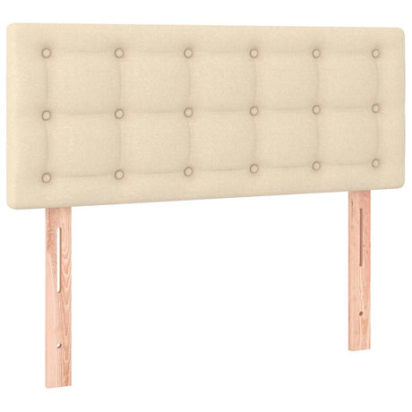 Vidaxl hoofdbord 80x5x78 88 cm stof crèmekleurig