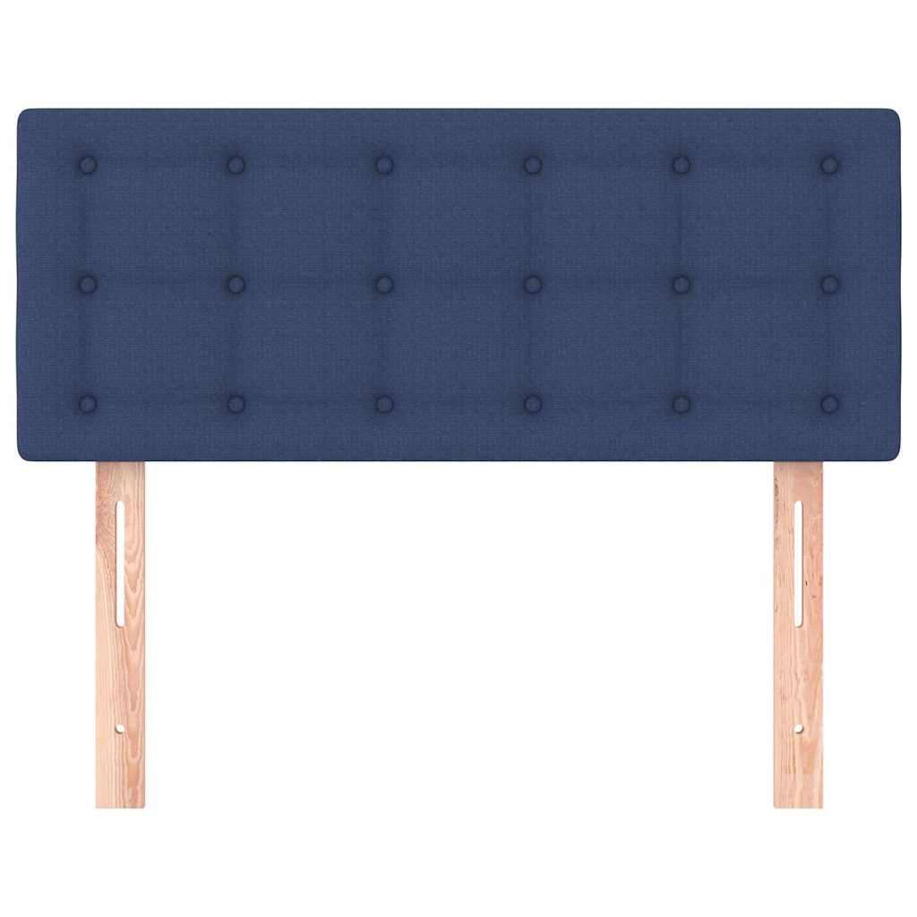 Vidaxl hoofdbord 80x5x78 88 cm stof blauw