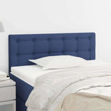 Vidaxl hoofdbord 80x5x78 88 cm stof blauw