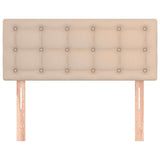 Vidaxl hoofdbord 80x5x78 88 cm kunstleer cappuccinokleurig