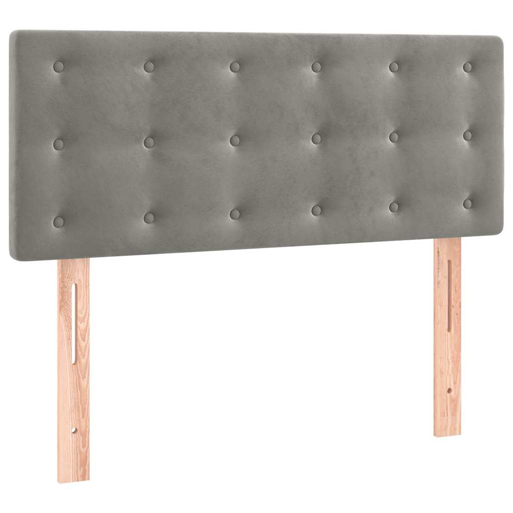 Vidaxl hoofdbord 80x5x78 88 cm fluweel lichtgrijs