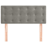 Vidaxl hoofdbord 80x5x78 88 cm fluweel lichtgrijs