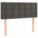 Vidaxl hoofdbord 80x5x78 88 cm fluweel donkergrijs